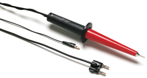 High-voltage probe head, 6 kV, black/red, FLUKE 80K-6