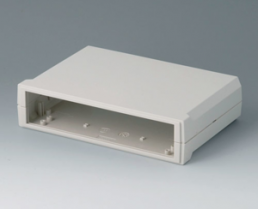 ABS enclosure, (L x W x H) 205 x 140 x 50 mm, gray white (RAL 9002), IP40, B3020117