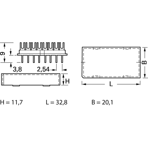 DILS 24 GB LO Fischer Elektronik PCB Connection Systems Image 3