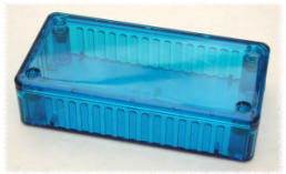 Polycarbonate enclosure, (L x W x H) 99 x 51 x 20 mm, blue, IP54, 1591ATBU