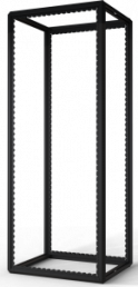52 U cabinet rack, (H x W x D) 2450 x 800 x 1000 mm, steel, black gray, 20630-126
