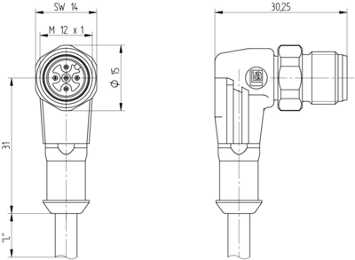 934736014 Lumberg Automation Sensor-Actuator Cables Image 2