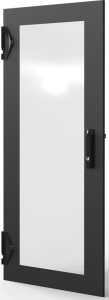 Varistar CP Glazed Door With 3-Point Locking,RAL 7021, 24 U, 1200 H, 600W