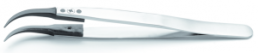 ESD plastic tweezers, uninsulated, antimagnetic, polyvinylidene fluoride, 130 mm, 7SVR.SA.1