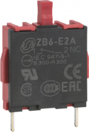 Auxiliary switch block, 1 Form B (N/C), 120 V, 3 A, ZB6E2A