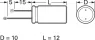 SH 25V/470UF Yageo Electrolytic Capacitors