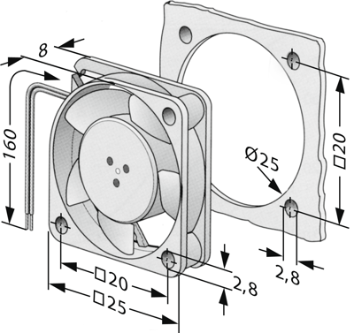 255 H ebm-papst Axial Fans Image 2