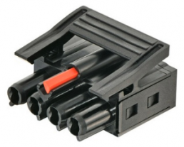 Contact insert, 3 pole + PE, unequipped, crimp connection, with PE contact, 09930030301