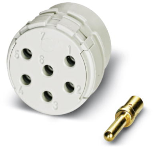 Contact insert for circular connector, 1597635
