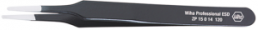 ESD precision tweezers, uninsulated, antimagnetic, Chrome-nickel-stainless steel, 120 mm, ZP15014120