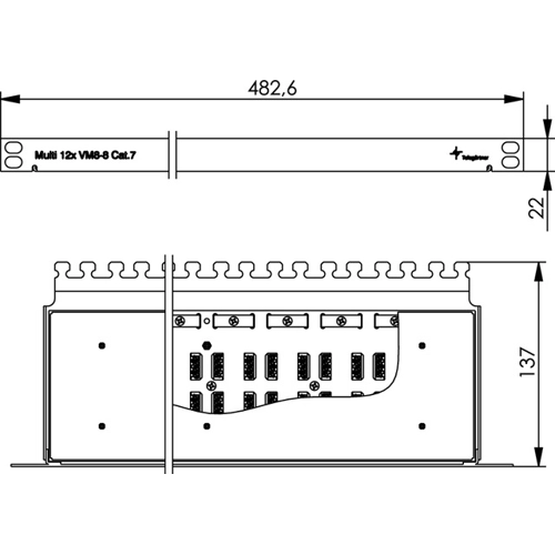 100023276 Telegärtner Connectin Modules, Patch Distributors Image 2