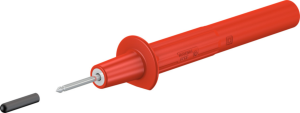 Test probe, socket 4 mm, 1 kV, red, 66.9115-22