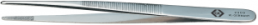 ESD general purpose tweezers, uninsulated, carbon steel, 140 mm, T2309