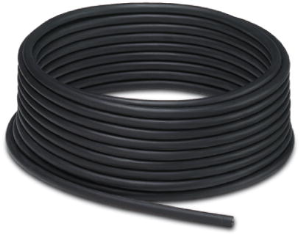 PVC ethernet cable, Cat 5, 8-wire, 0.14 mm², AWG 26-7, black, 1416334