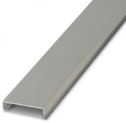 Cover profile, (L x W x H) 2000 x 40 x 14.4 mm, Polycarbonate/ABS, gray, 3240371