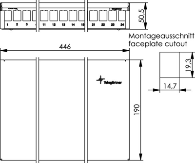 100021514 Telegärtner Connectin Modules, Patch Distributors Image 2