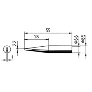 0842KDLF/10 Ersa Soldering tips, desoldering tips and hot air nozzles Image 2