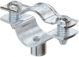Spacer clamp, max. bundle Ø 17 mm, steel, hot dip galvanized, (L x W) 44 x 18 mm