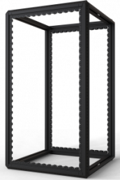 29 U cabinet rack, (H x W x D) 1400 x 800 x 800 mm, steel, black gray, 20630-080