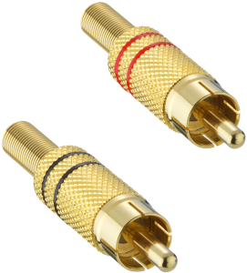 Cinch connector, 1573 01 V rot