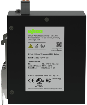 852-112/000-001 WAGO Industrial ethernet switches Image 2