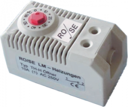 Thermostat, (N/C), (L x W x H) 60 x 33 x 43 mm, TH-H