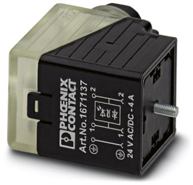1671137 Phoenix Contact DIN Valve Connectors Image 1