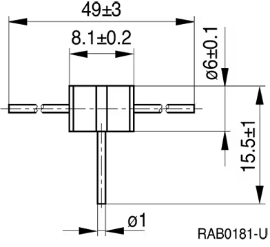 B88069X3090B252 TDK (EPCOS) Gas Discharge Tubes Image 2