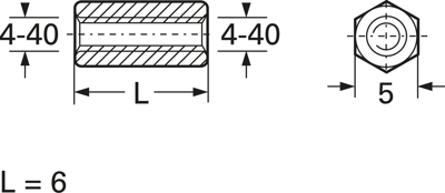 005.07.063 Ettinger Spacer Bolts Image 2