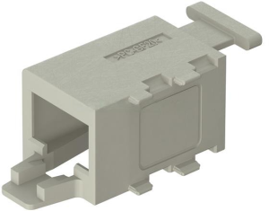 RJ45 housing, Cat 6A, gray, for patch cable, 09149451001