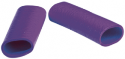 Protection and insulating grommet, inside Ø 10 mm, L 35 mm, purple, PCR, -30 to 90 °C, 0201 0007 008