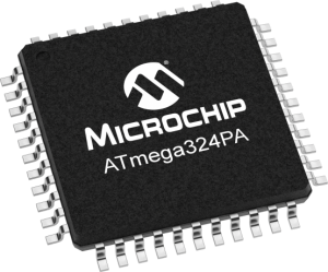 AVR microcontroller, 8 bit, 20 MHz, TQFP-44, ATMEGA324PA-AU