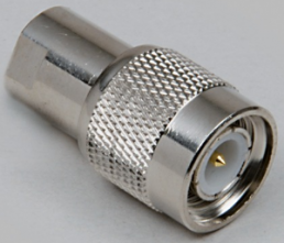 Coaxial adapter, 50 Ω, FME plug to TNC plug, straight, 0412006