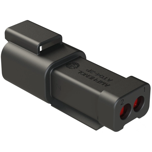 AT04-2P-EC01BLK Amphenol Accessories for PCB Connectors, Connector Systems Image 2