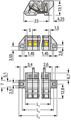 721-316/031-000 WAGO PCB Connection Systems Image 2
