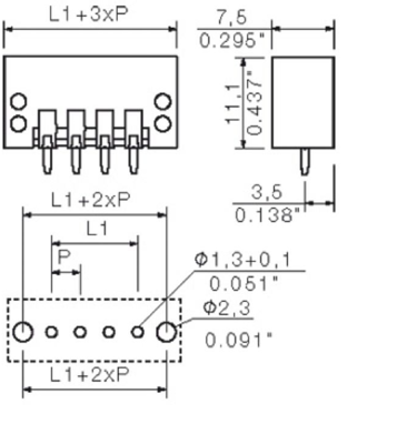 1607510000 Weidmüller PCB Connection Systems Image 3