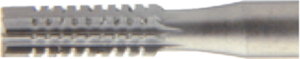 Flat-head reamers, Ø 2.3 mm, shaft Ø 2.35 mm, cylinder, special steel, 36 104 023