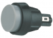 Push button, 1 pole, gray, unlit , 4 (2) A/250 VAC, mounting Ø 16 mm, IP40, 5000.0101