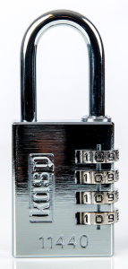 Combination lock, level 4, shackle (H) 35 mm, steel, (B) 40 mm, K11440D