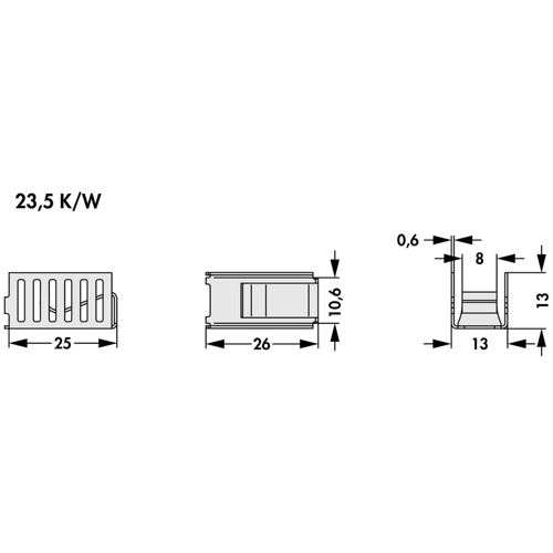 FK 262 MI 220 O Fischer Elektronik Heat Sinks Image 2
