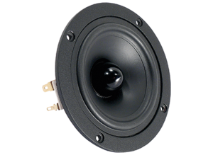 High-end full range speaker, 8 Ω, 85 dB, 80 Hz to 20 kHz, black