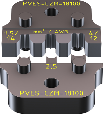 32.6021-18100 Stäubli Electrical Connectors Crimp Inserts and Compression Inserts Image 4