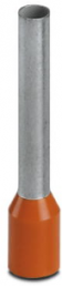 Insulated Wire end ferrule, 4.0 mm², 26 mm/18 mm long, NF C 63-023, orange, 3200098