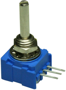 Cermet potentiometer, 10 kΩ, 1 W, linear, solder pin, 51CAD-E24-A15L