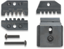 Crimping die for rectangular contacts, 0.2-1.0 mm², AWG 24-17, 539950-2