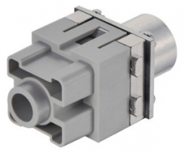 Socket contact insert, 1 pole, axial screw connection, with PE contact, 09140012781