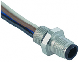 Sensor actuator cable, M5-flange plug, straight to open end, 4 pole, 0.2 m, 1 A, 09 3111 00 04