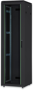 22 HE network cabinet, (H x W x D) 1164 x 600 x 600 mm, IP20, sheet steel, black, DN-19 22U-6/6-B-1