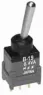 Toggle switch, metal, 1 pole, latching/groping, On-Off-(On), 0.4 VA/28 V AC/DC, gold-plated, B19AP