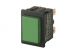 Pressure switch, 2 pole, green, illuminated , 16 (4) A/250 VAC, IP40, 1660.0202